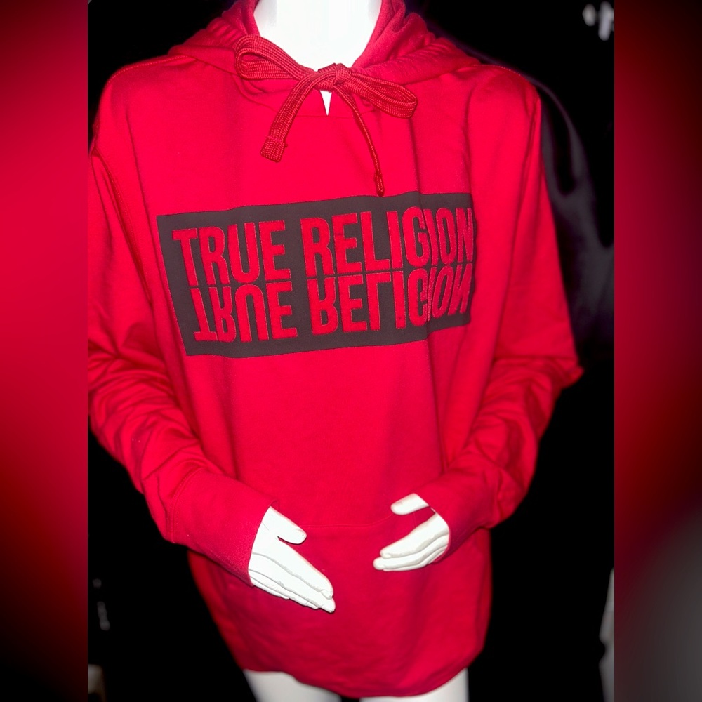 True Religion Vibrant Red hoodie